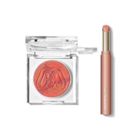 Peach Cloudlight Soft Glow Diffused Blush & Lip Filter Hydroplump Soft Matte Lipstick Bundle