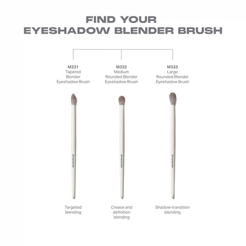 M333 Large Rounded Blender Eyeshadow Brush
