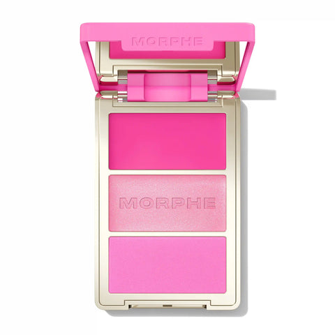 Cheek Thrills Trios + Dual-Ended Blush Brush