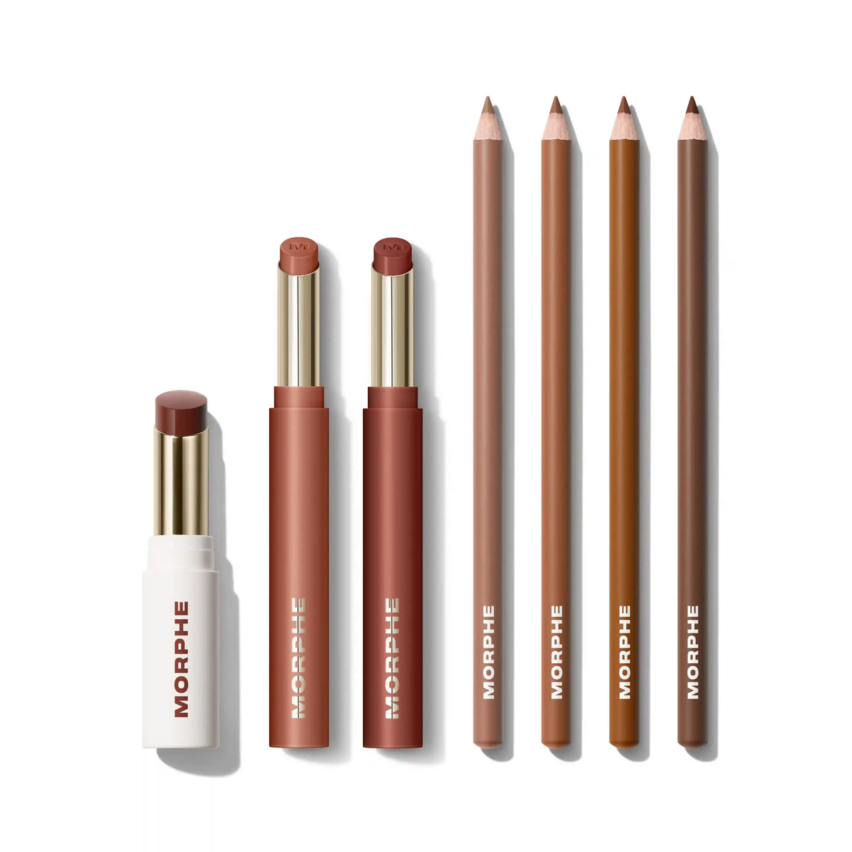 Brown 7-Piece Lip Bundle