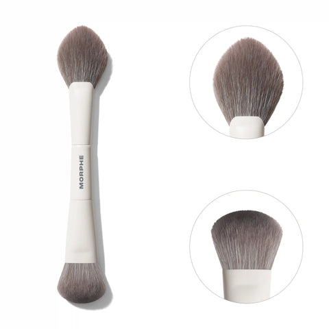 M200 Dual-Ended Cream & Powder Blush Brush