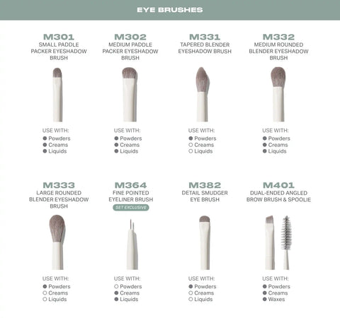 Ready Set Pro Brush Set + Eyeshadow Palette
