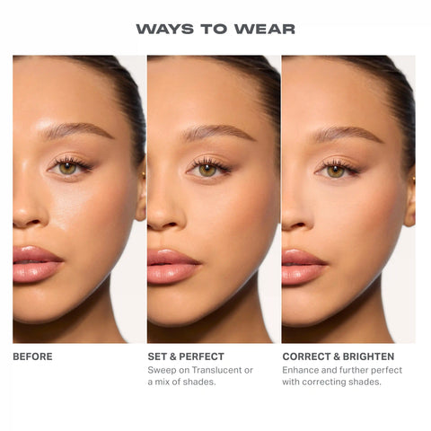 Bake & Set Loose Powder Quad & Brush Duo