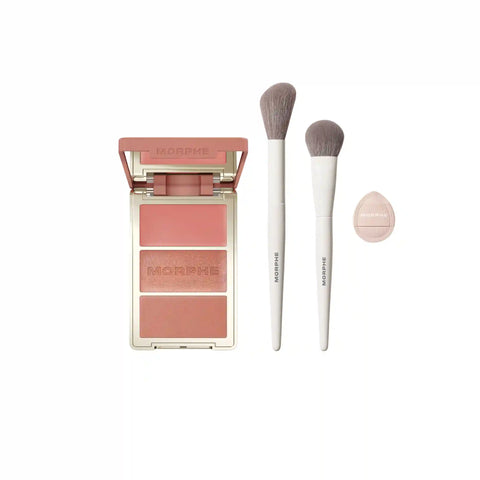 Cheek Thrills Multi Finish Face Trio & Blush Layering Trio Duo