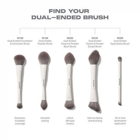 M300 Dual-Ended Eyeshadow Brush